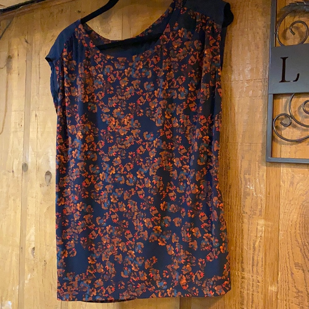 Used, The Limited, Navy w/ pattern top, large